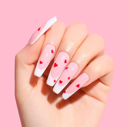 Miniatura 8 de AIMEILI Juego de esmaltes de uñas de gel para el día de San Valentín, esmalte de uñas de gel rosa nude, juego de 6 piezas x 0.3 fl oz - Juego de 31