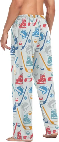 Miniatura 6 de Funny Pajama Pants Mens Lounge Pants Super Soft Men Pajama Bottoms with Pockets Drawstring