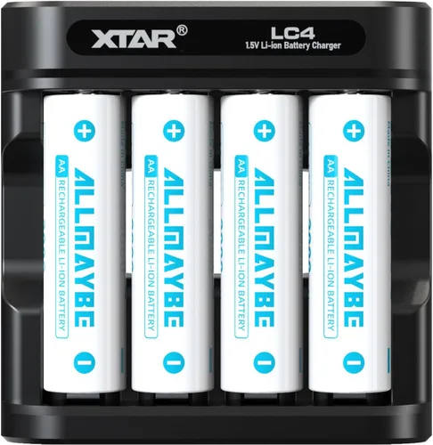 Miniatura 3 de XTAR - Batería recargable AA de 1.5 V, 2000 mAh, baterías de iones de litio AA con cargador (LC8+8 unidades 1.5 V 2000 mAh)