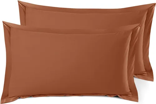 Miniatura 26 de Nestl Juego de 2 fundas tipo sham de almohada suaves - Fundas de almohada de microfibra de doble cepillado - Fundas de almohada de cama premium