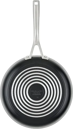 Miniatura 10 de KitchenAid Juego de sartenes antiadherentes de inducción anodizada dura, 8.25 pulgadas y 10 pulgadas, negro mate