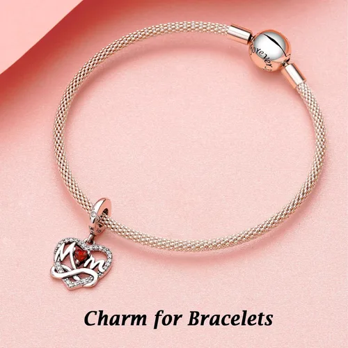 Miniatura 3 de Annmors Charms for Bracelets Family Animal Safety Chains Nature Dangle for Women Bracelets & Necklace Pendant