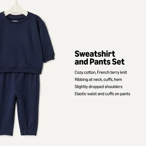Miniatura 2 de Tienda Essentials x Sofia Grainge Toddlers and Baby Boys' Sweatshirt and Sweatpant Set