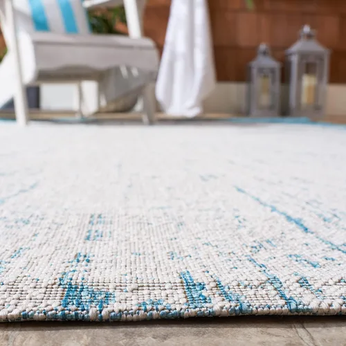 Miniatura 4 de Safavieh Courtyard Collection CY8893 - Alfombra decorativa para interiores y exteriores, no desprende pelusa, fácil de limpiar, 2 x 3 pies 7 beige