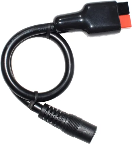 Miniatura 3 de Cable de 15 AWG de 0.217 in x 0.083 in DC hembra Cable de alimentación 45A Conector compatible con Powerpole, para generador portátil - 9.8 in
