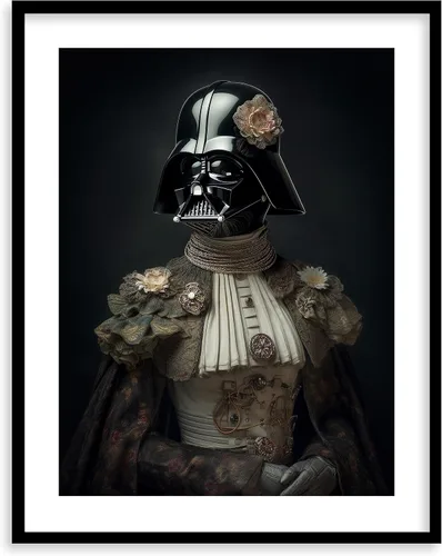 Miniatura 25 de Láminas de Arte de Retratos Victorianos de Star Wars - Impresión de Arte Fino Giclée Premium - Decoración de Pared Steampunk Estética, Póster Darth