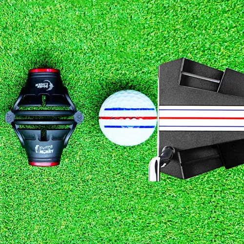 Miniatura 6 de BIRDIE79 360-Degree Golf Ball Marker Alignment Tool Kit with 3-Color Pens and Gift Box.