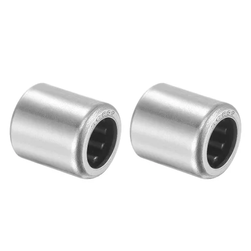 Miniatura 18 de uxcell Rodamientos de agujas SCE65 Diámetro de 3/8 pulgadas Diámetro 9/16 pulgadas OD 5/16 pulgadas de ancho de acero cromado extremo abierto 2pcs