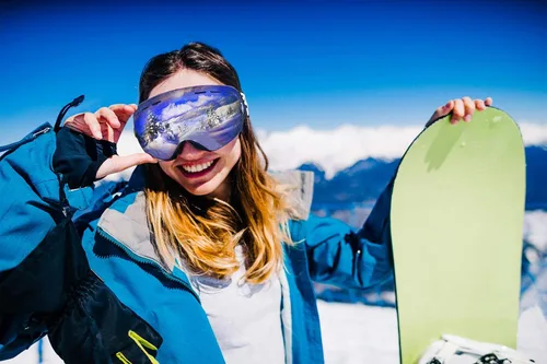 Miniatura 8 de EXP VISION Gafas de esquí de snowboard para hombres, mujeres y jóvenes, antiempañamiento OTG, gafas de nieve de invierno, lentes desmontables