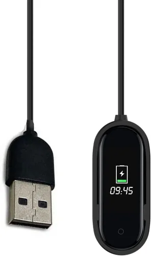 Miniatura 2 de Cargador de cable de carga USB Fitness Sport Tracker para Xiaomi Mi Band 4 Negro