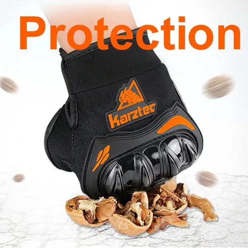 Miniatura 2 de OUNIXUE Guantes de motocross para hombres y mujeres, guantes de motocross para pantalla táctil, dedos completos, antideslizantes, MX MTB ATV BMX