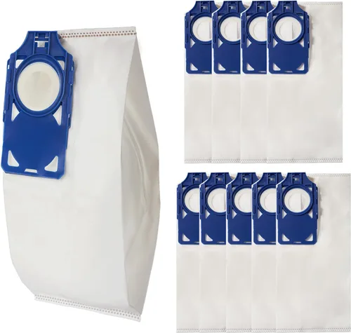 Paquete de 10 bolsas de vacío HEPA R30D compatibles con Riccar Brilliance R30D, R30P, R30PET y Simplicity Synchrony S30D, S30P, S30PET aspiradoras