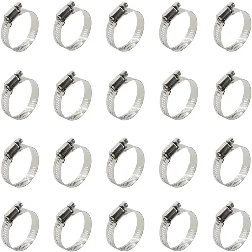 Miniatura 18 de 20 abrazaderas de cable, abrazaderas ajustables de acero inoxidable 304 para conductos, abrazadera de tubo, abrazadera de conducto de aire