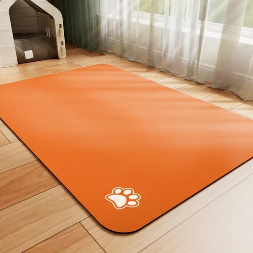 Miniatura 18 de HotLive Tapete de Comida para Perros - Tapete Absorbente para Gatos para Comida y Agua, Tapete para Tazón de Alimentación de Mascotas Sin Manchas