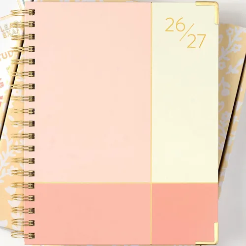 Miniatura 12 de PPP Work Planner 2026-2027 12-Month Weekly Calendar (Start Monday) Vertical Weekly Layout Monthly Review Pages Budgeting & Goal Tracker