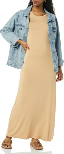 Miniatura 3 de Tienda Essentials - Vestido largo de manga corta para mujer