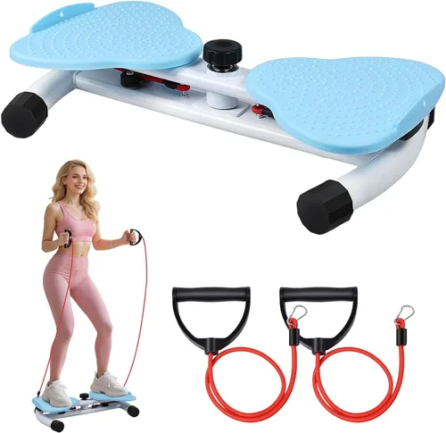 Máquina de Torsión de Cintura, Tabla Torcedora de Abdominales con Bandas de Resistencia - Capacidad de 300 libras, Equipo de Ejercicio Casero para