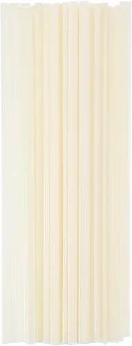 Miniatura 26 de MECCANIXITY Varillas de soldadura de plástico de 13.2 pulgadas, varillas redondas de doble hebra, varillas de soldadura ABS para soldador de Blanco