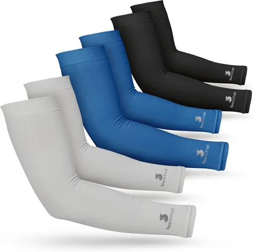 Miniatura 30 de SportsTrail Mangas Refrescantes para Brazos para Hombres y Mujeres – Transpirables, Protección Solar UV, Mangas Deportivas para Brazos para Mujeres