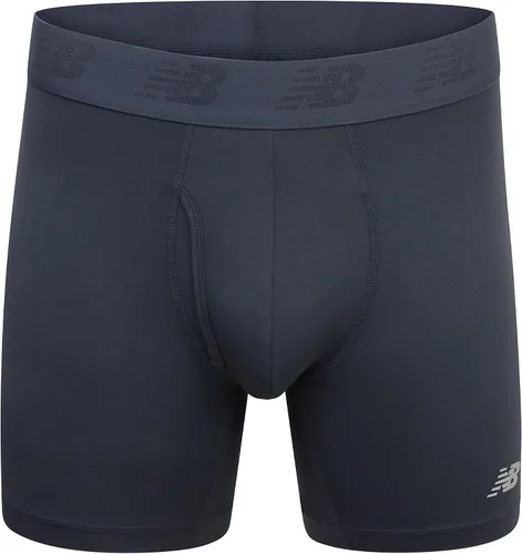 Miniatura 4 de New Balance Men's 6" Premium Performance Boxer Brief with Fly Front (3 Pack)