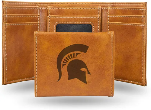 Miniatura 13 de NCAA Rico Industries - Billetera triple grabada con láser, con grabado láser, accesorio para hombre
