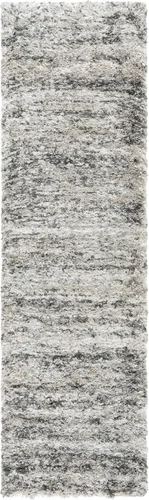 Miniatura 2 de SAFAVIEH Iceland Shag Collection Alfombra Pasillo - 2' x 8', Crema y Gris, Diseño Moderno, Fácil Cuidado, 2.5 pulgadas de Grosor, Ideal para Áreas