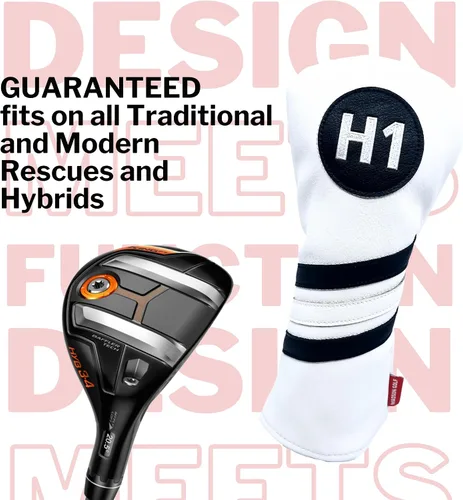 Miniatura 7 de Madson Golf Fundas magnéticas para carrito: fundas elegantes y protectoras para palos de golf, con imán de goma para posicionamiento seguro y acceso