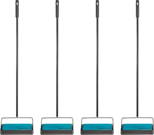 Miniatura 7 de Bissell Easy Sweep Barredora Compacta para Alfombras y Pisos, 2484A, Verde Azulado