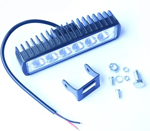 Miniatura 7 de Yibid Faro de trabajo LED de 18W para motocicleta, luz delantera antiniebla para Honda Yamaha Suzuki Bobber Cafe Racer Cruiser ATV, embarcaciones
