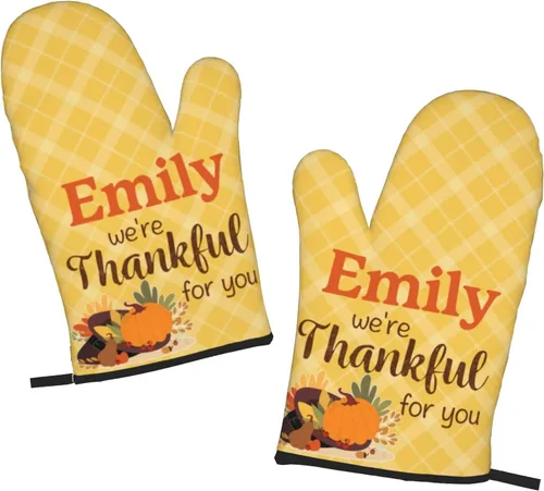 Miniatura 24 de Manoplas de horno personalizadas para Navidad, juego de guantes de horno personalizados y soportes para ollas con foto, divertidos regalos