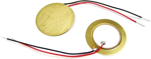 Miniatura 4 de 15pcs 0.787 in discos piezoeléctricos con plomo micrófono tambor gatillo acústica pastilla CBG guitarra