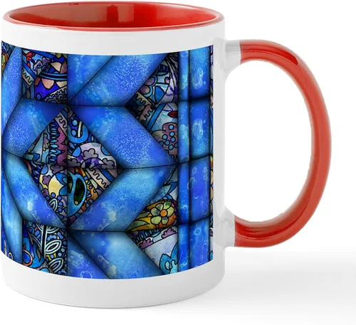 Miniatura 155 de CafePress Ascii - Taza de café de cerámica, taza de té, 11 onzas