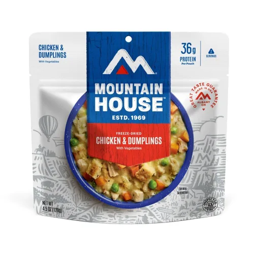 Miniatura 3 de Mountain House Pollo y albóndigas liofilizados para mochileros y campamentos Paquete de 6