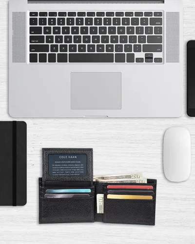 Miniatura 6 de Cartera de cuero RFID para hombre de Cole Haan, plegable diaria