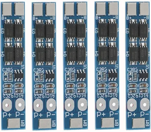 5 unids 2S 7.4 V 8.4 V 8 A 18650 cargador PCB BMS placa de protección para celda de batería de litio de iones de litio