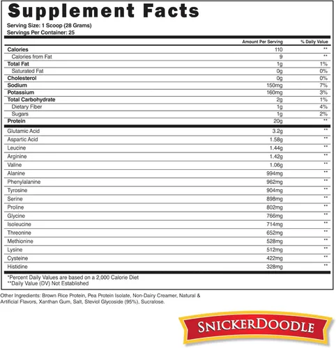 Miniatura 2 de Suplementos de acero Veg-PRO, proteína de chícharo vegetal, aislado en polvo, suplemento natural orgánico vegano 680.38 g (1.5 libras).