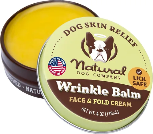 Miniatura 10 de Natural Dog Company Bálsamo antiarrugas para perros – Bálsamo antiarrugas para perros para pliegues de la piel, arrugas faciales y arrugas, crema