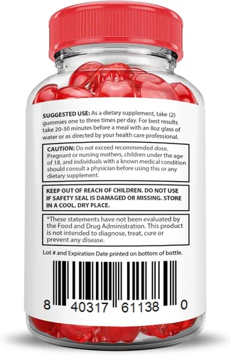 Miniatura 6 de Justified Laboratories Lifetime Keto ACV Boost Gummies 1000mg con jugo de granada remolacha raíz B12 60 gomitas