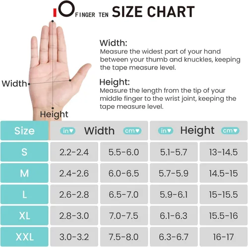 Miniatura 6 de FINGER TEN Guantes de ciclismo para niños y niñas y jóvenes, par de dedos completos, ciclismo de motocross, pantalla táctil, bicicleta de montaña