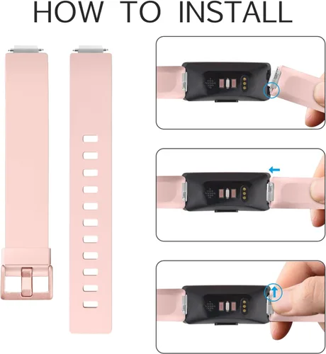 Miniatura 3 de Paquete de 3 correas de repuesto compatibles con Fitbit Inspire HR/Fitbit Inspire/Fitbit Ace 2/Fitbit Inspire 2, accesorio ajustable, pulsera