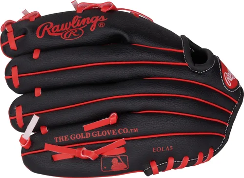 Miniatura 5 de Rawlings Serie Players T-Ball y guante de béisbol para jóvenes Tamaños 9 a 11.5 pulgadas Múltiples estilos