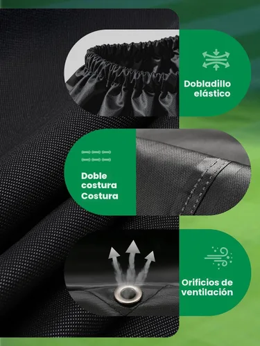 Miniatura 6 de Cubierta para cortacésped de montar, Eventronic 54" Cubierta para tractor cortacésped de montar Impermeable Resistente Duradera