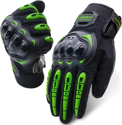 Miniatura 9 de Guantes de Motocicleta con Pantalla Táctil de Dedo Completo Guantes de Equitación con Protección de Nudillos para Hombres y Mujeres para Conducción