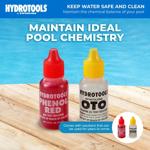 Miniatura 3 de SWIMLINE HYDROTOOLS - Kit de prueba de agua de piscina de cloro/bromo/pH económico