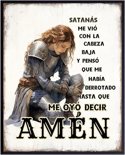Decoracion Para Mujer Cristiano en Espanol - Spanish Decor - spiritual Christian Wall Art & Decor - Religious Inspirational Wall Print for Women -
