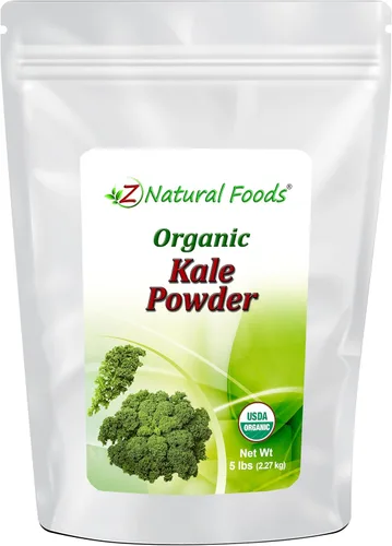 Miniatura 15 de Z Natural Foods Polvo de zanahoria orgánico, polvo de superalimento natural para la visión y la salud del corazón, ideal en jugos, batidos