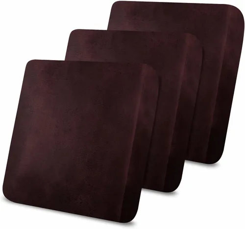 Miniatura 16 de Fundas de cojín tipo cuero para sofá, juego de fundas protectoras de muebles para sillón seccional, sofá biplaza de tela de elastano elástica