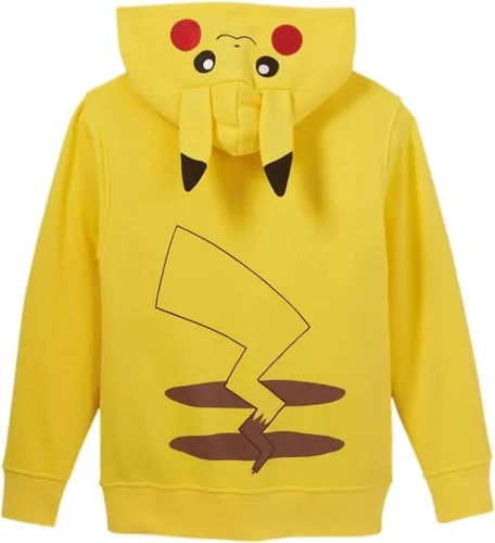Miniatura 2 de Pokemon Disfraz de Pikachu con capucha para niño, Amarillo