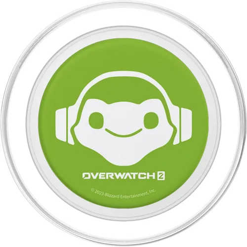 Miniatura 2 de Overwatch 2 Lúcio Green Frog Center Hero Icon PopSockets MagSafe PopGrip para iPhone