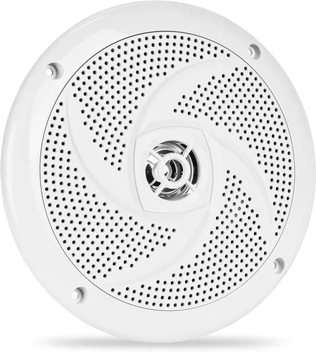 Miniatura 2 de BELVA BMS65SW 400W Peak (80W RMS) 6.5" Altavoces Marinos Coaxiales Blancos de Montaje Poco Profundo de 2 Vías para Barcos/ATV/UTV/SxS/Powersport